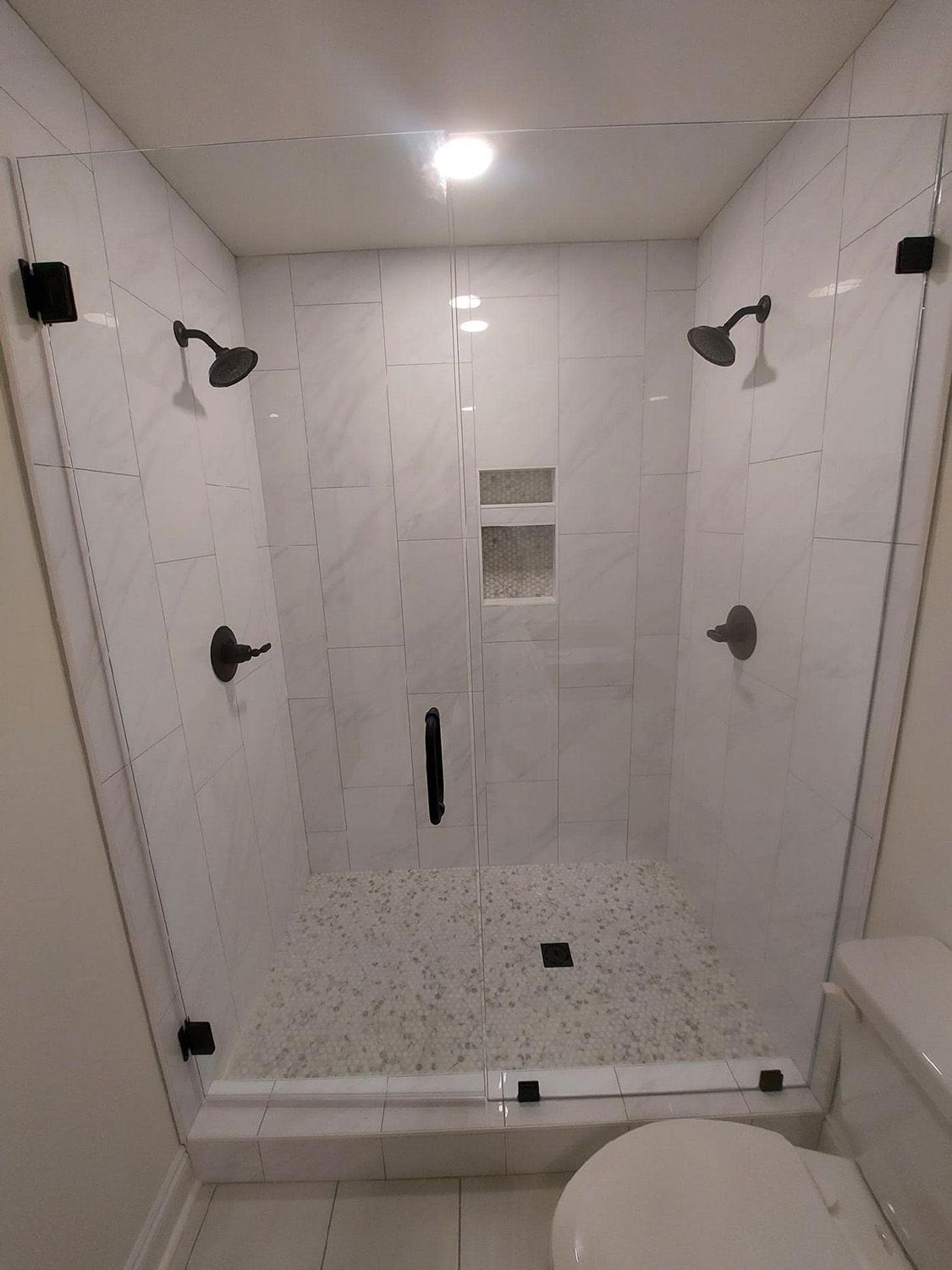 Frameless shower door 137