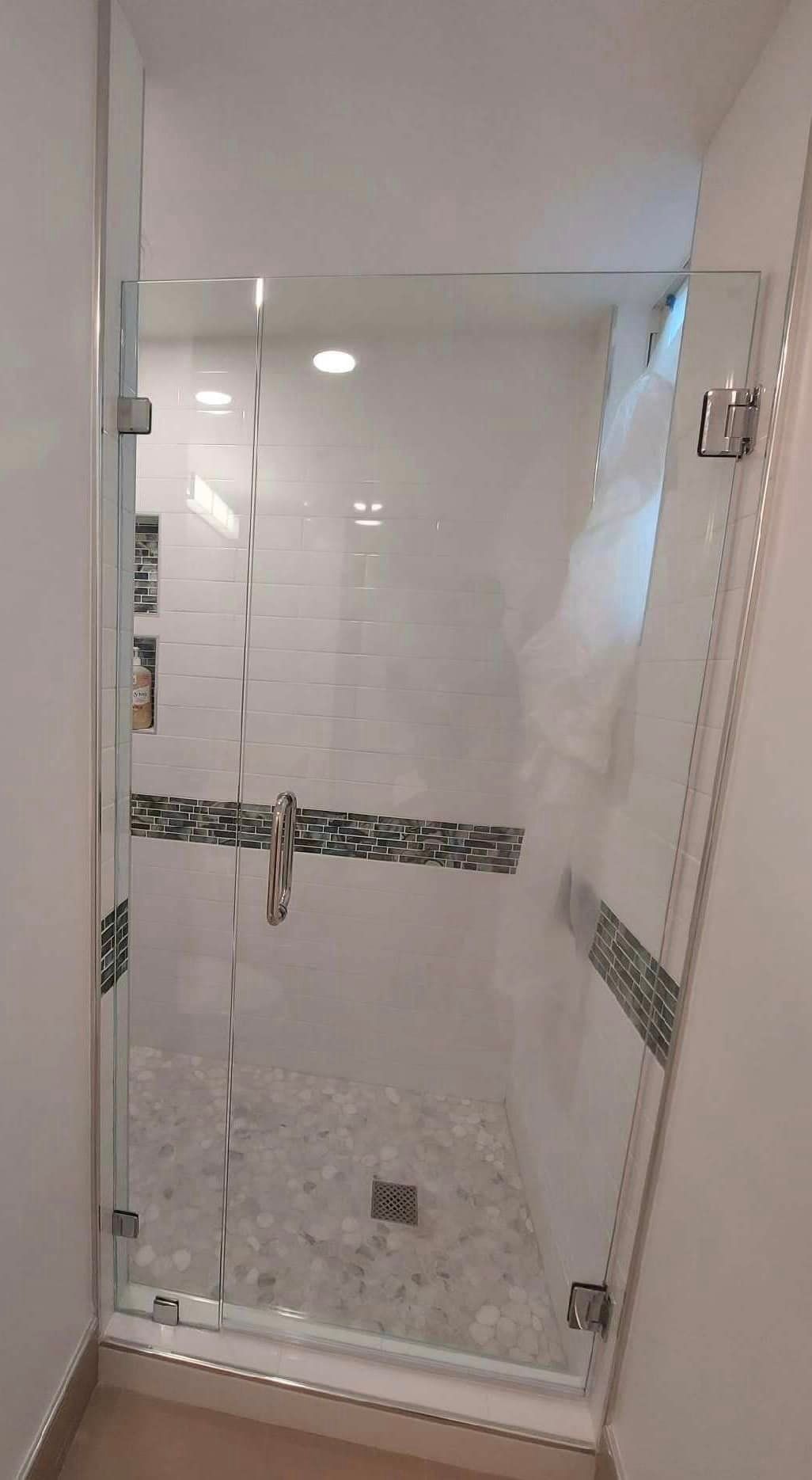 Frameless shower door 141