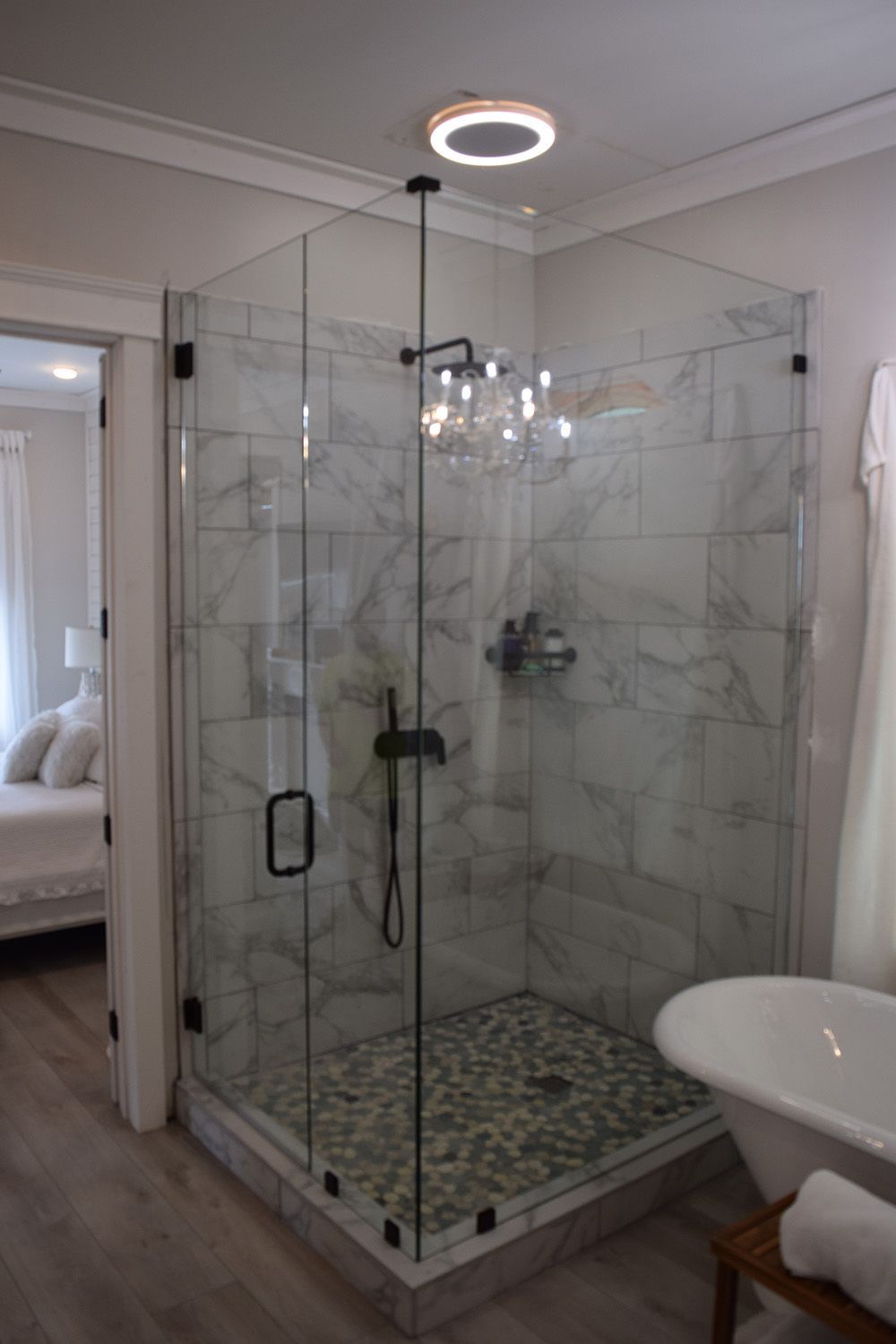 Frameless shower door 172