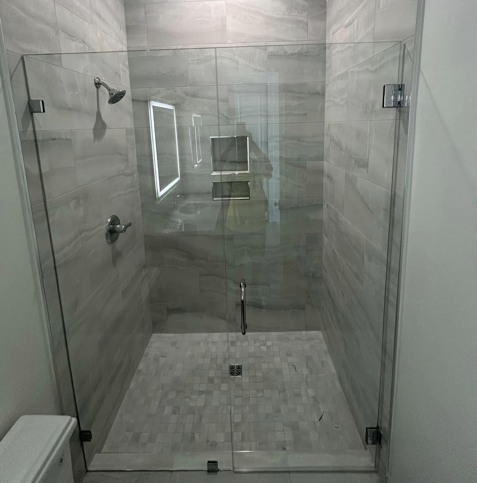 Frameless shower door 99