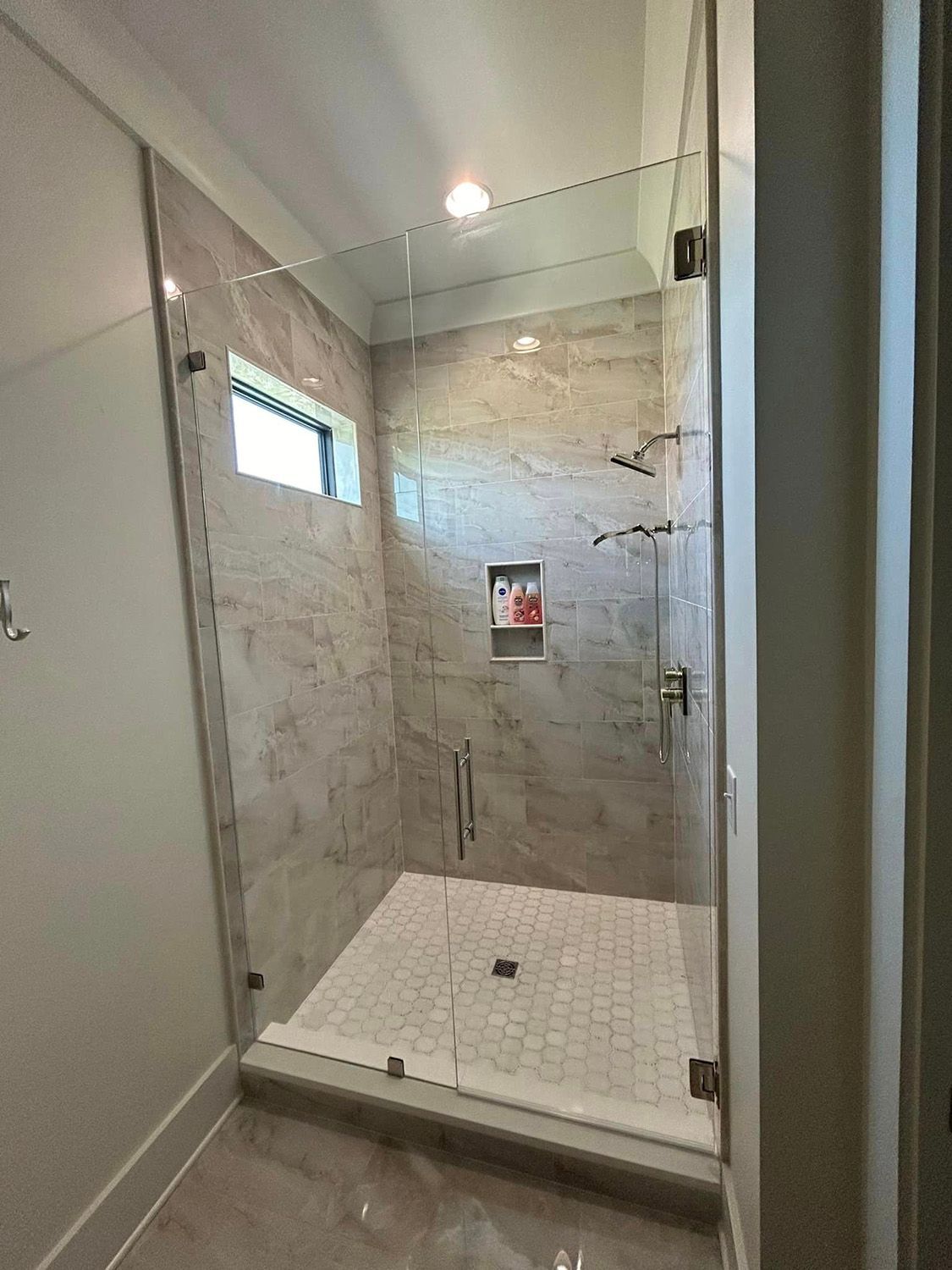 Frameless shower door 93
