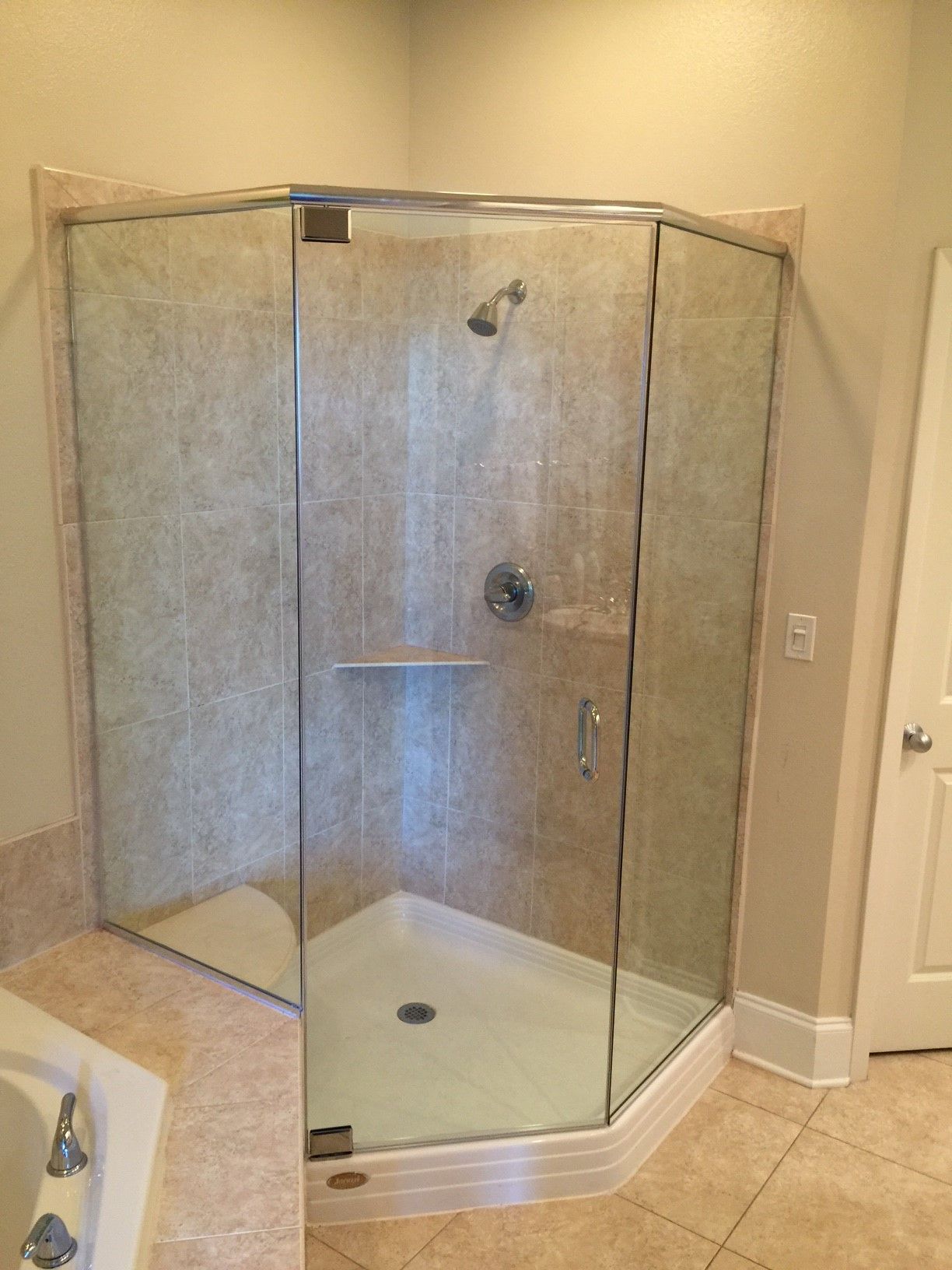 Frameless shower door 173