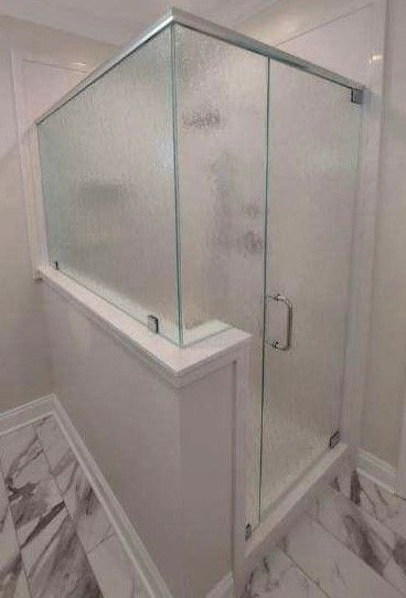 Frameless shower door 150