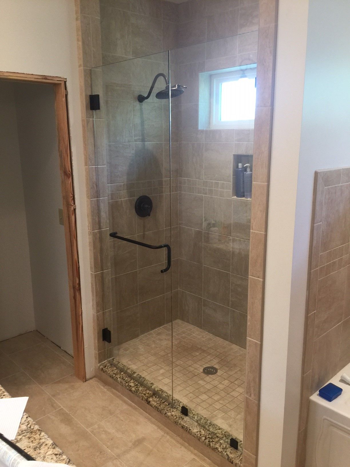 Frameless shower door 149
