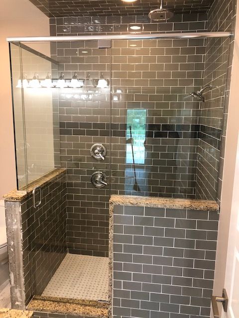 Frameless shower door 70