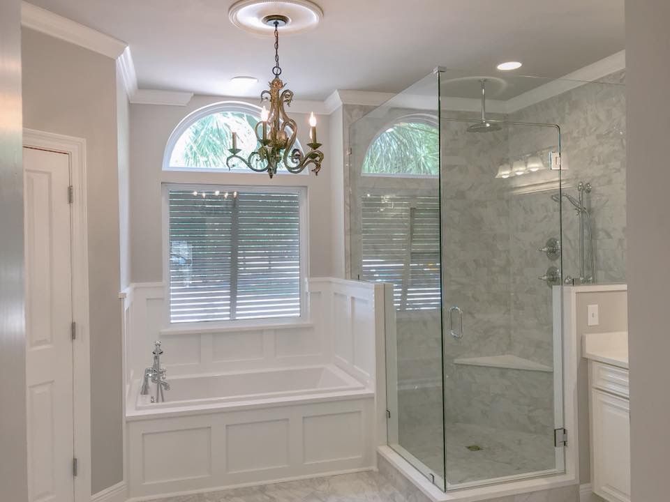 Frameless shower door 64