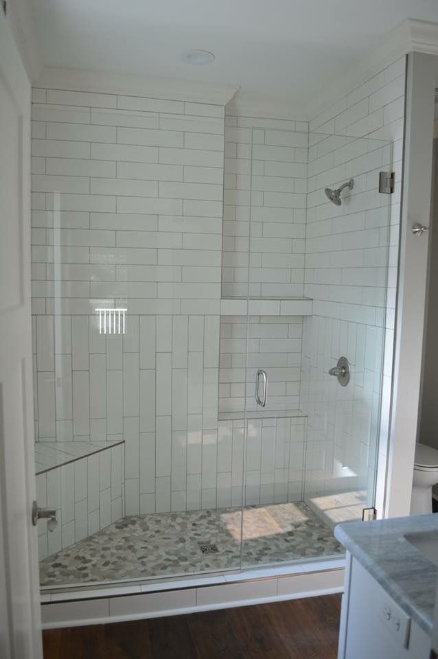 Frameless shower door 62