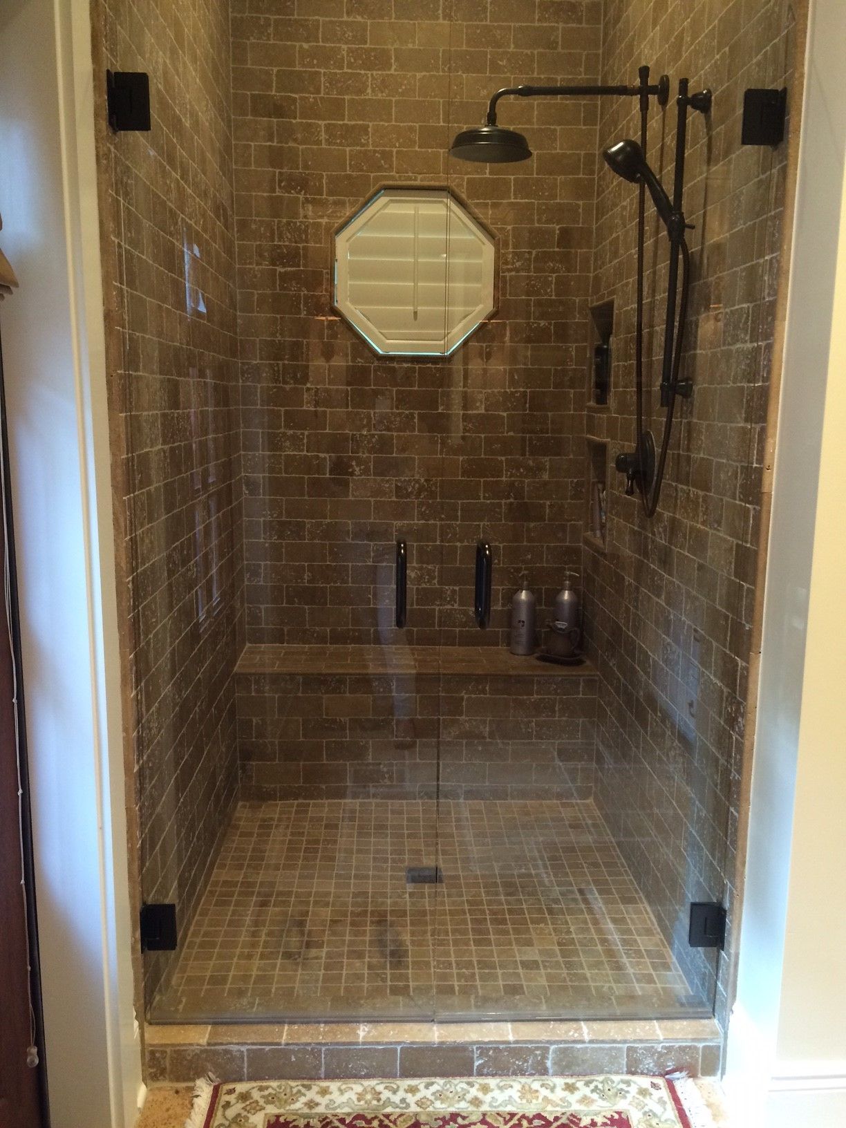 Frameless shower door 60