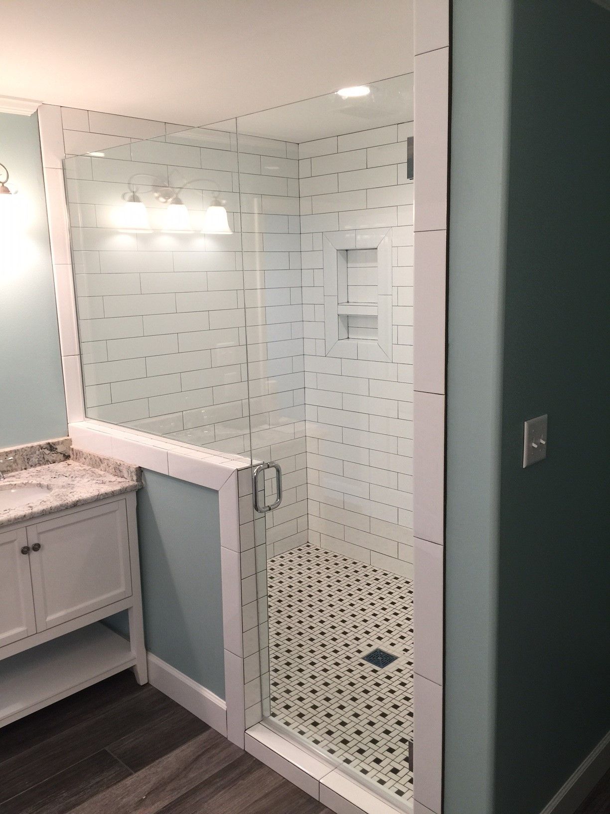 Frameless shower door 59