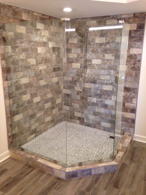 Frameless shower door 49