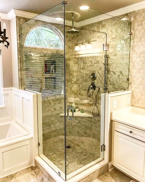 Frameless shower door 47