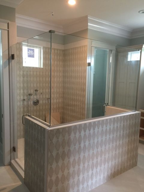 Frameless shower door 35