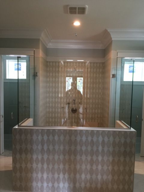 Frameless shower door 33