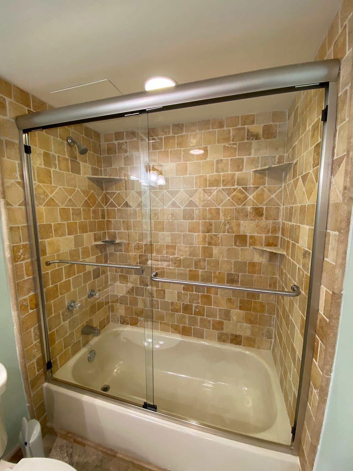 Semi-Frameless shower door 1
