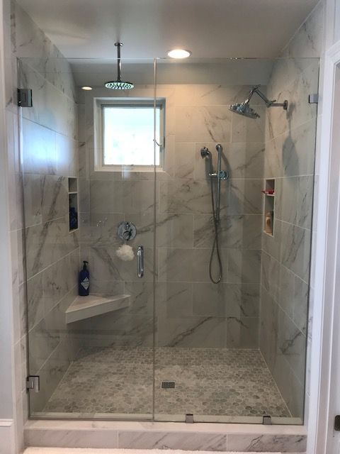 Frameless shower door 25