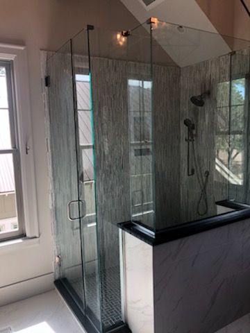 Frameless shower door 24