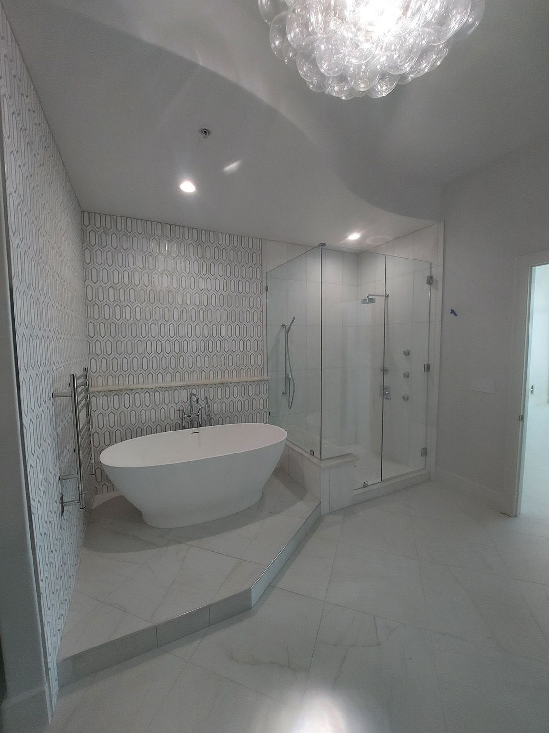 Frameless shower door 83
