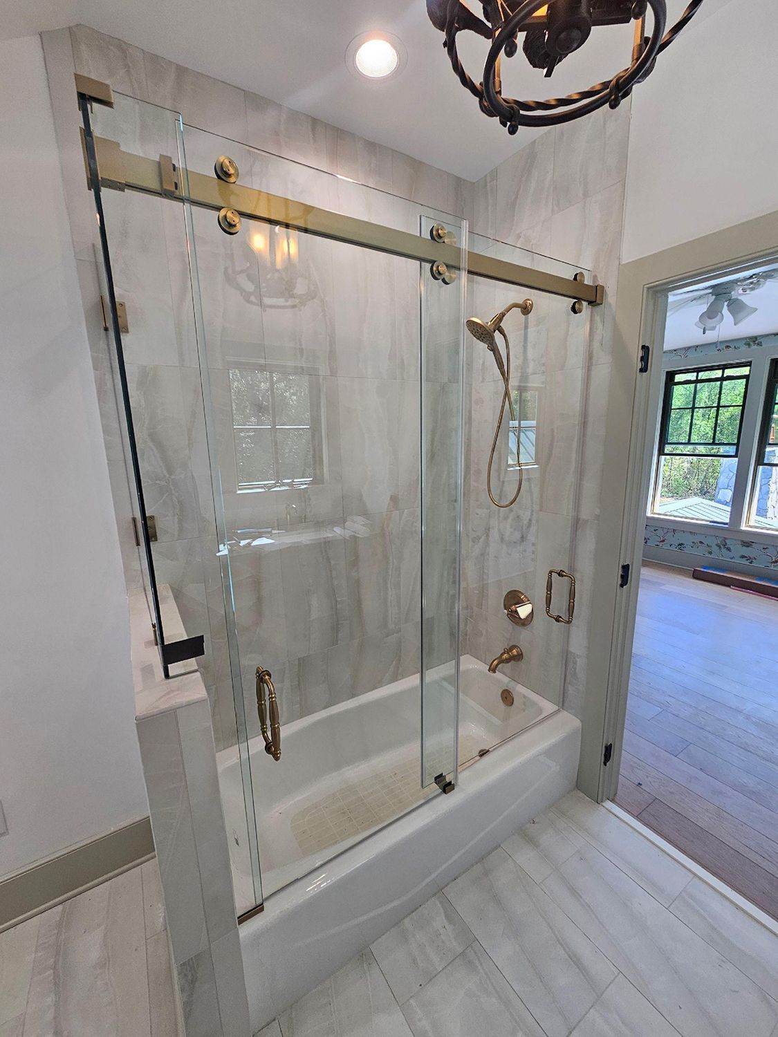 BARN DOOR STYLE shower door