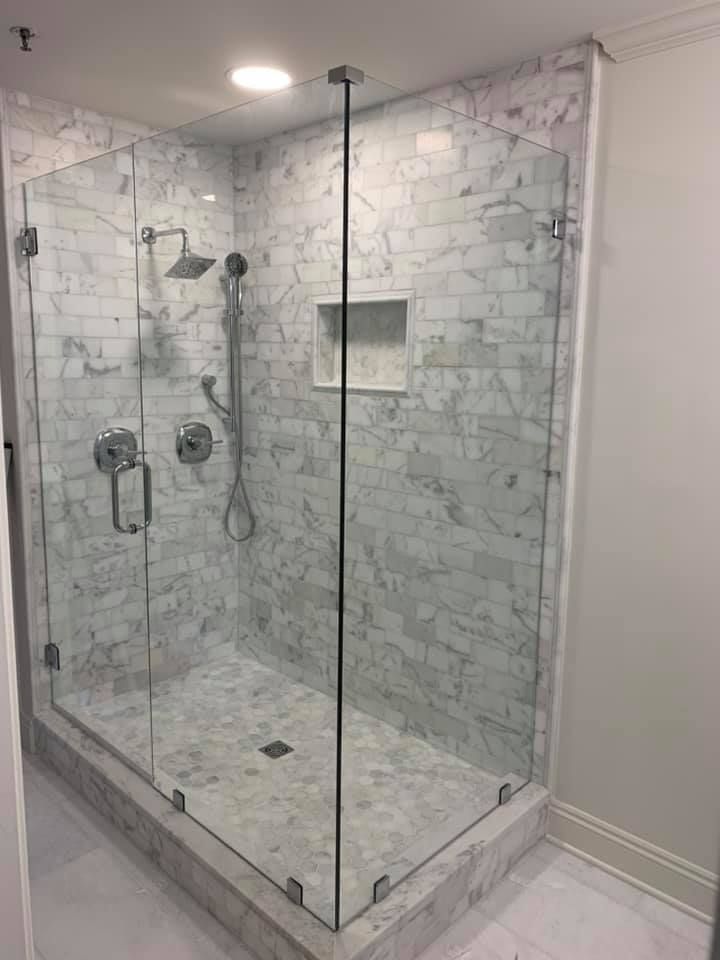 Frameless shower door 6