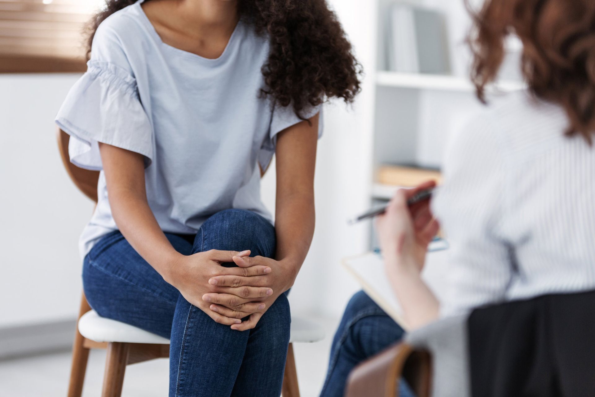 Anonymous Photo Of Two Women During Group Psychotherapy - Williamsburg, VA - Family Living Institute Anonymous Photo Of Two Women During Group Psychotherapy - Williamsburg, VA - Family Living Institute