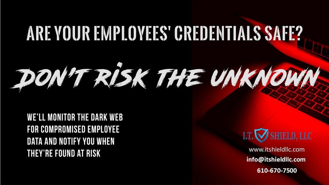 We monitor the dark web for your protection