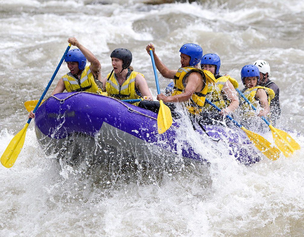 White  Water Rafting at Flying Moose Chalet, BC