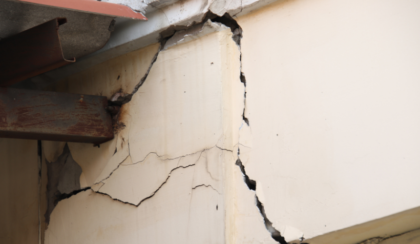 A load-bearing wall is vital to a house's structural integrity. Damaging or removing such a wall without proper precautions can cause part of the house to collapse. 