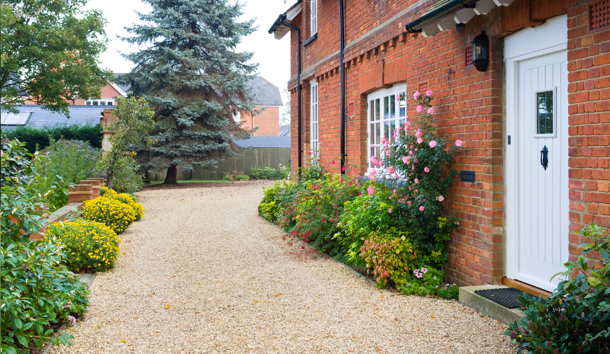 First impressions that last: A beautifully curated front garden boosting your home's curb appeal.