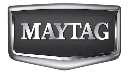 A maytag logo is shown on a white background.