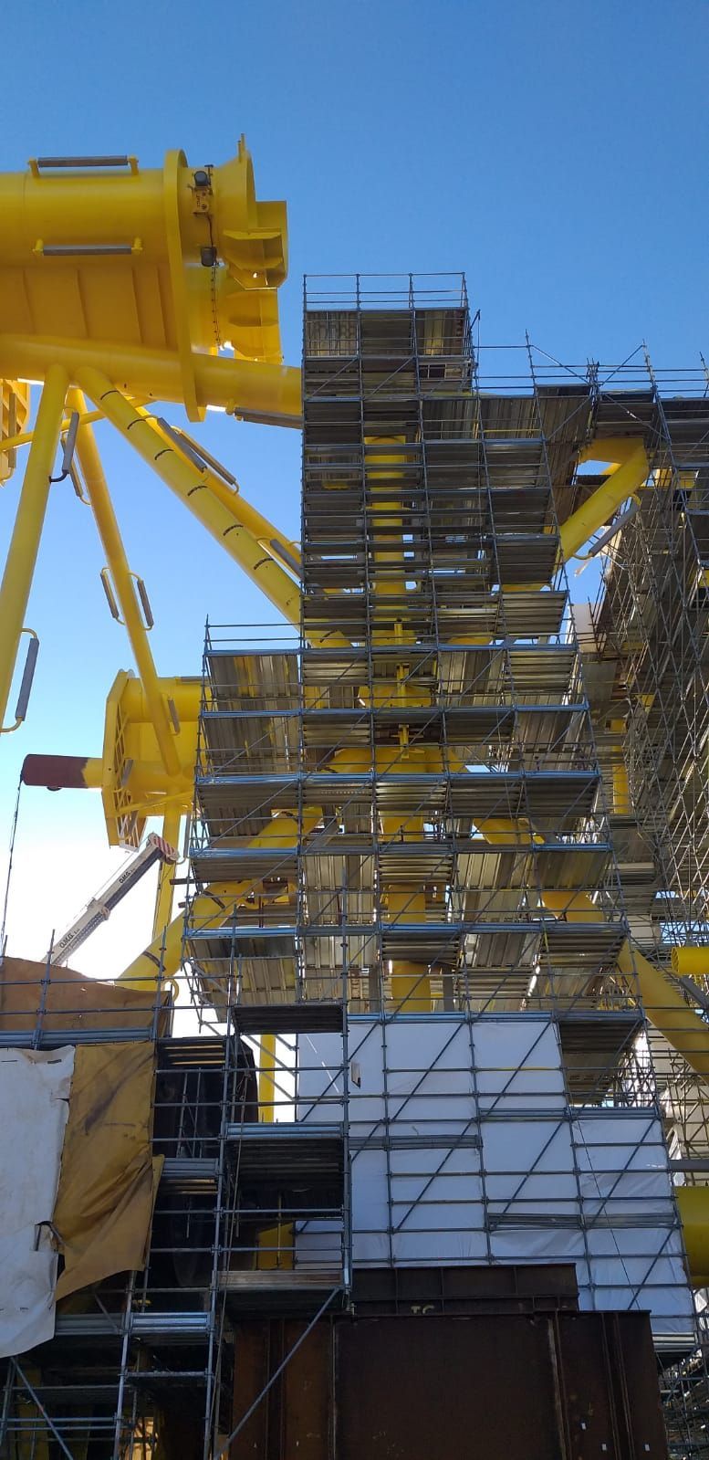 Pitturazione piattaforma testa pozzo 36 slot M2L Project