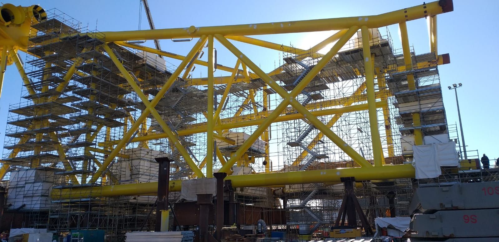 Pitturazione piattaforma testa pozzo 36 slot M2L Project