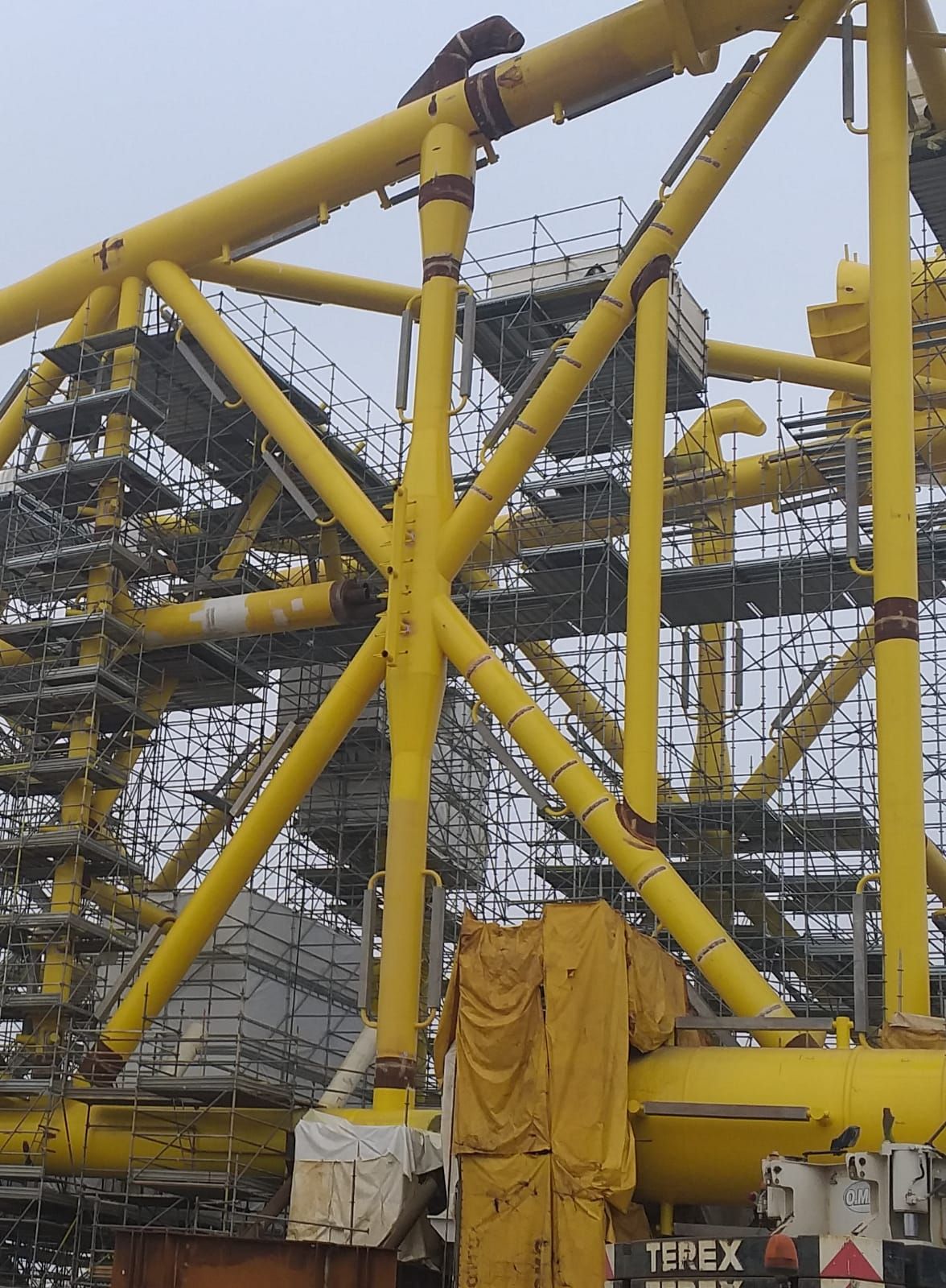 Pitturazione piattaforma testa pozzo 36 slot M2L Project