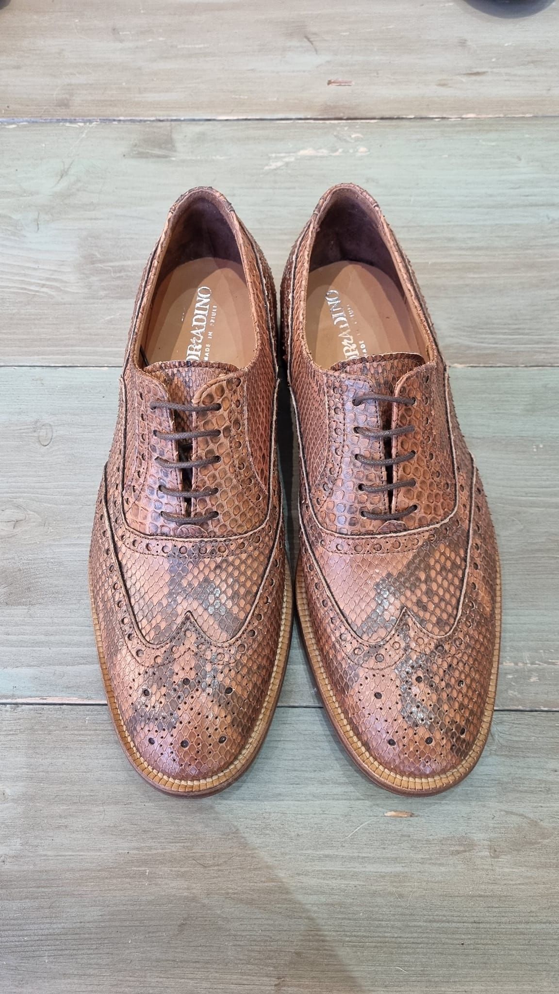 scarpe pelle marrone