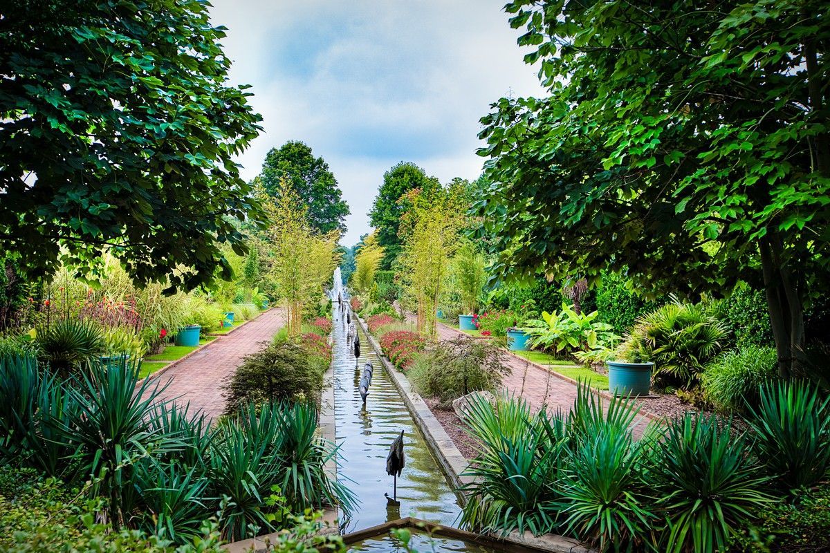 The Daniel Stowe Botanical Gardens in Belmont, NC, just 30 minutes west of downtown Charlotte, NC