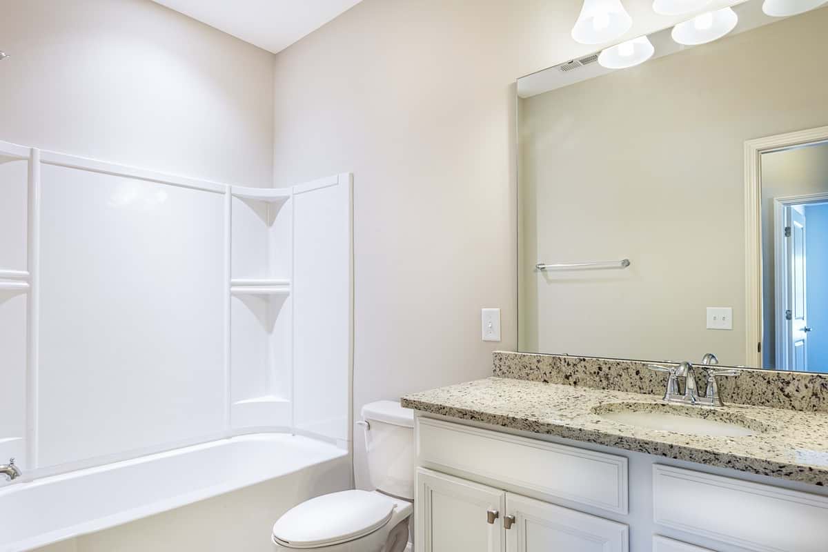 Additional bathroom in Water’s Edge Parkview Series with clean, modern design.