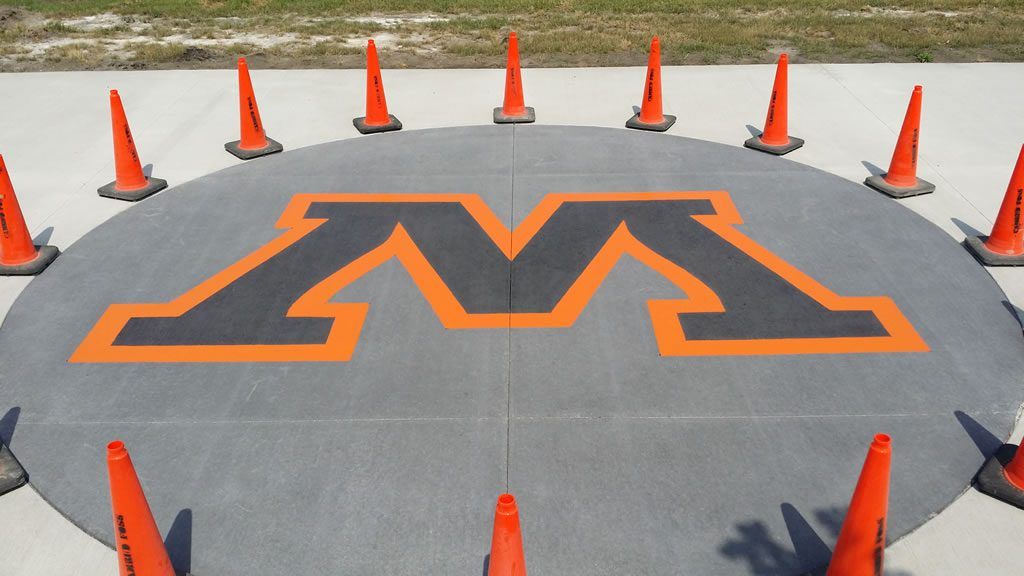 Concrete With Letter M — Moorhead, MN — Camrud Foss Concrete Const. Inc.