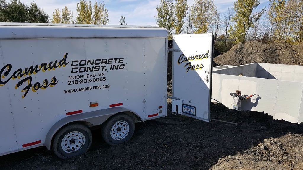 Construction Truck — Moorhead, MN — Camrud Foss Concrete Const. Inc.
