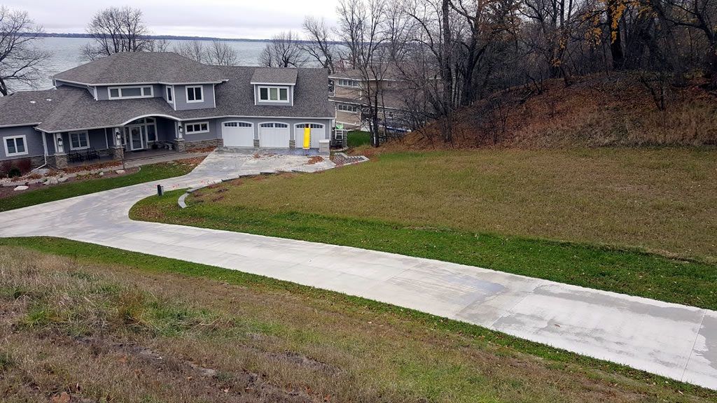 Residential Concrete Driveway — Moorhead, MN — Camrud Foss Concrete Const. Inc.