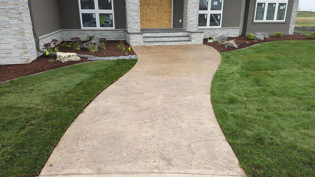 Concrete Walkway — Moorhead, MN — Camrud Foss Concrete Const. Inc.
