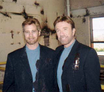 John Cann and Chuck Norris