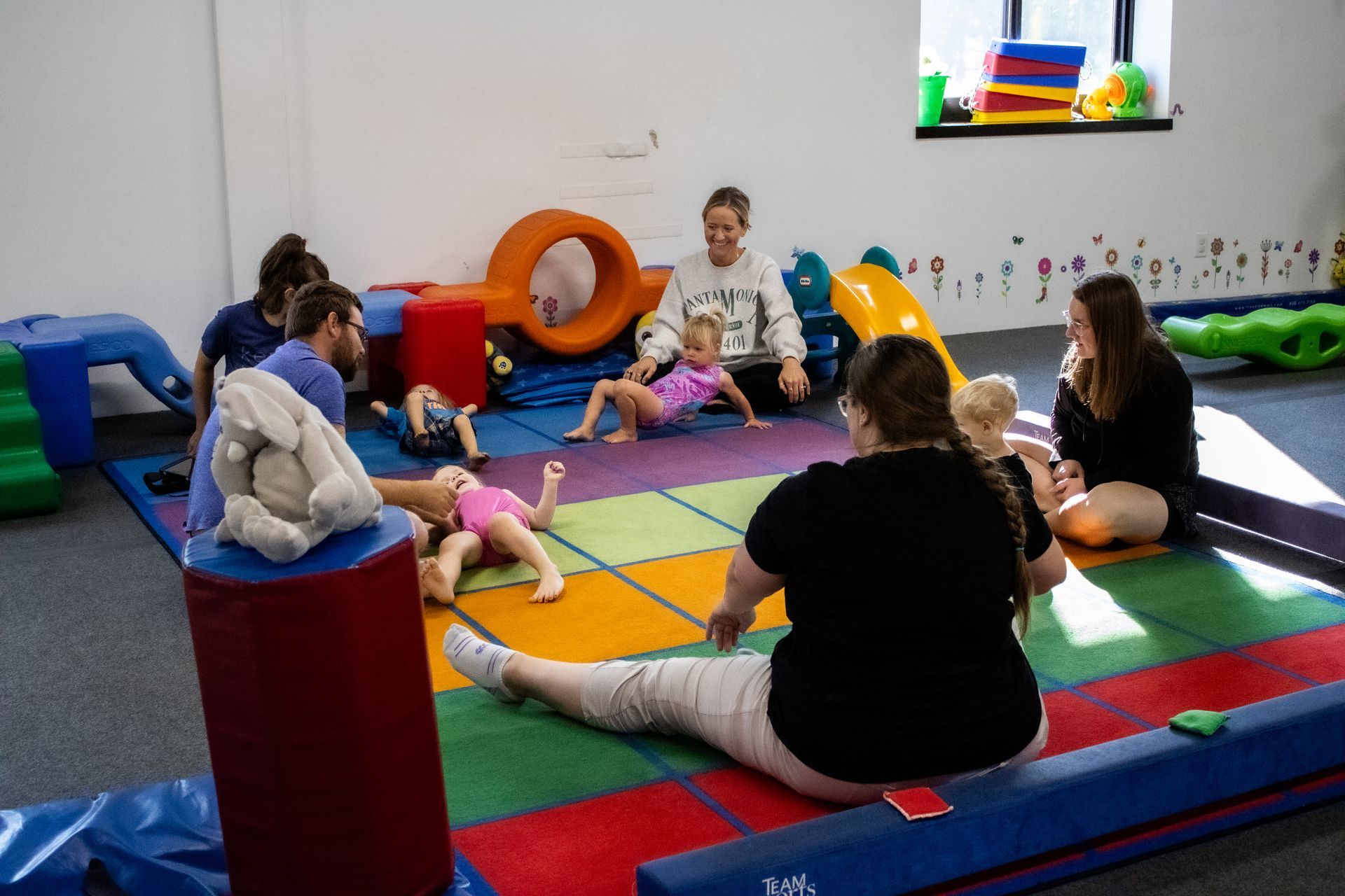 preschool, mommy and me gymnastics class
