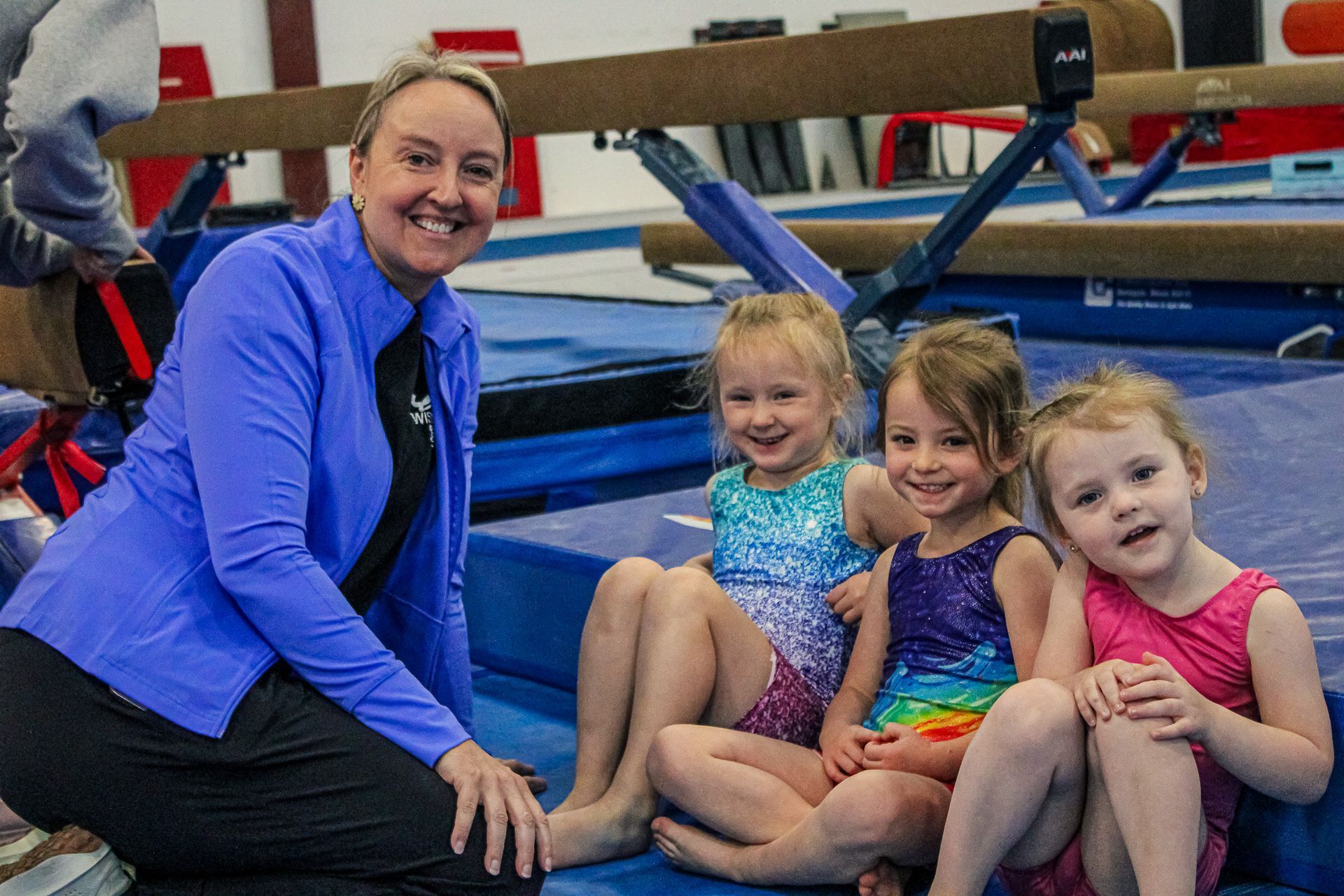 preschool age gymnastics class 