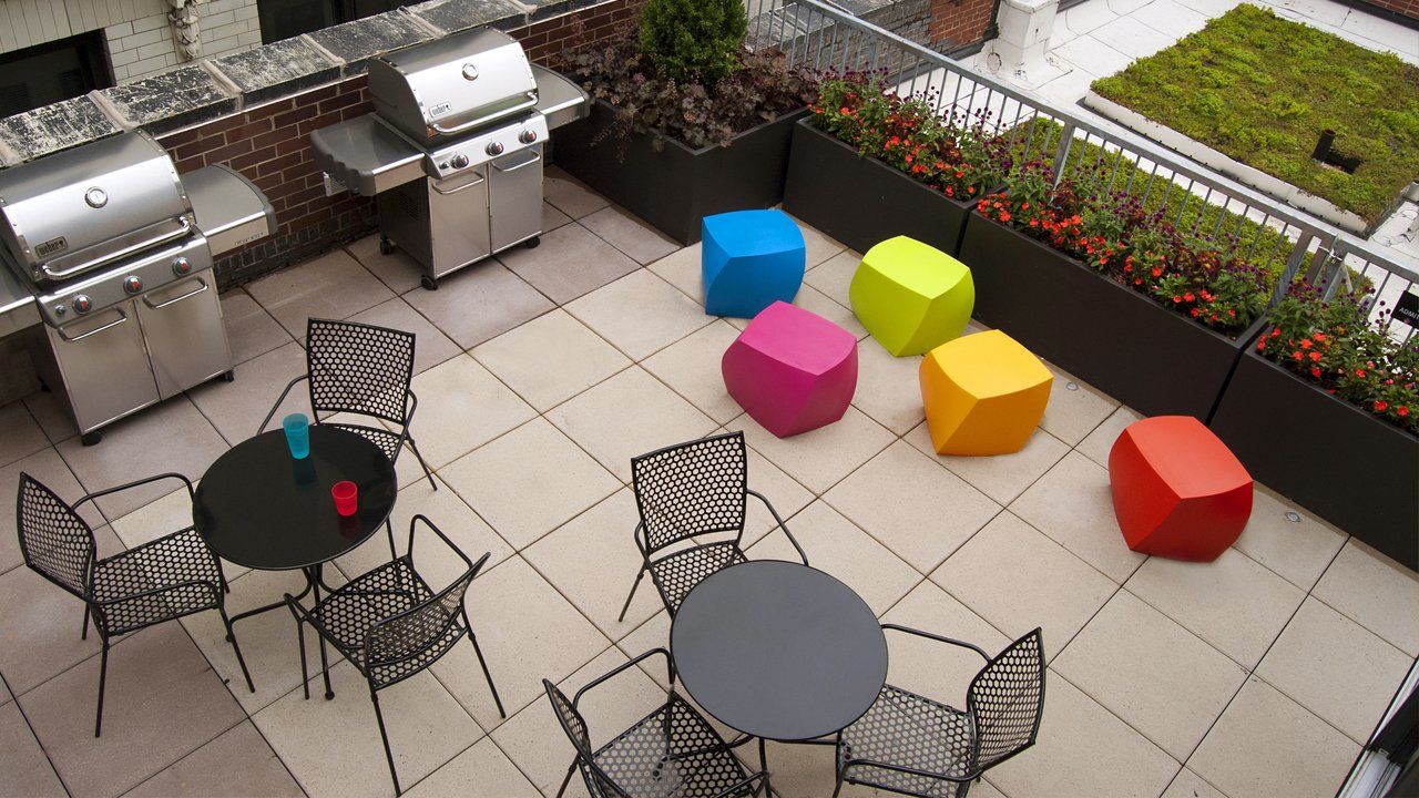 Landscaped Rooftop Oasis w/ Gas Grills & Patio at Infinite.
