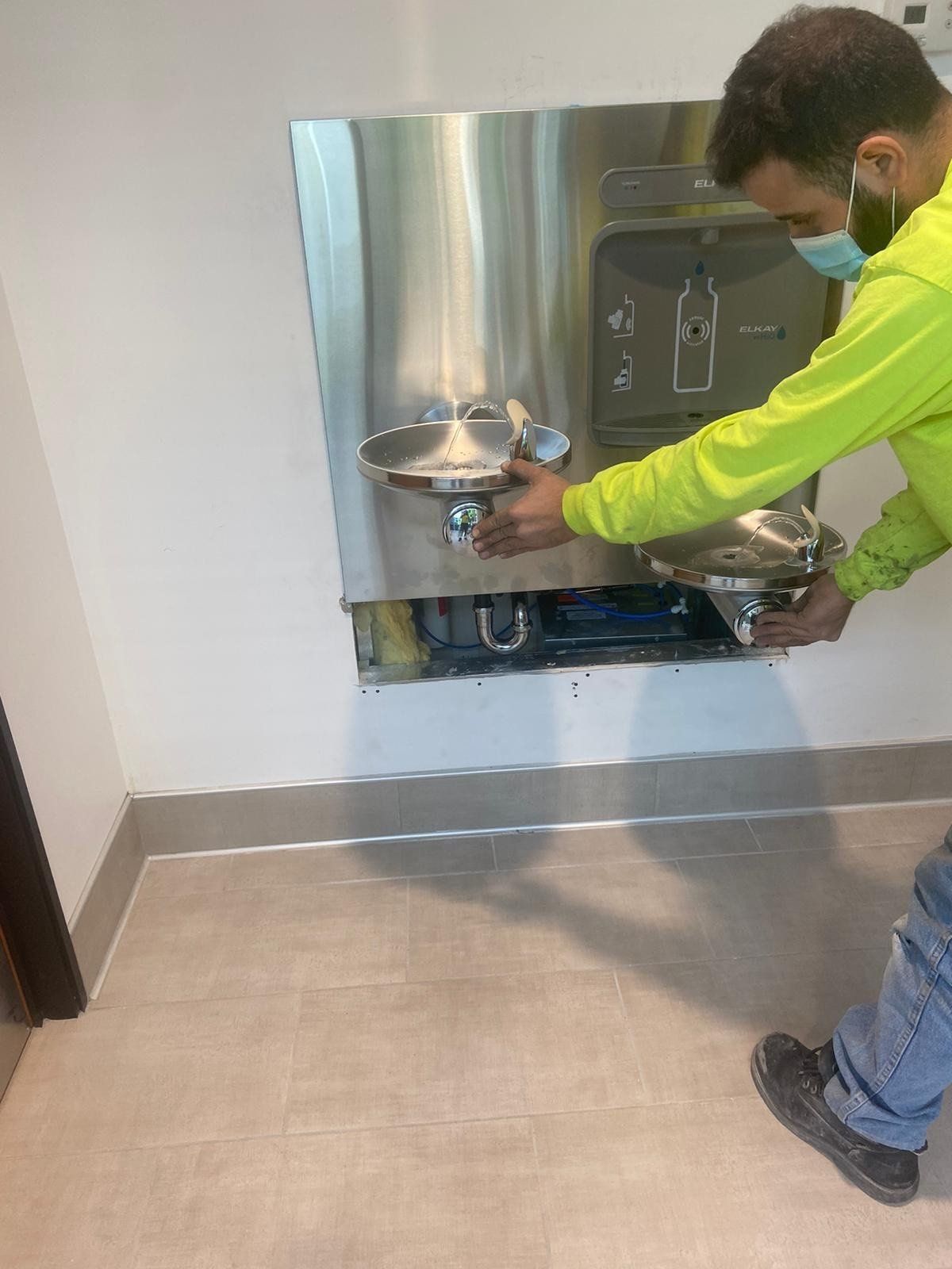Installed Water Fountain — Phoenix, AZ — Blue Plumbing LLC