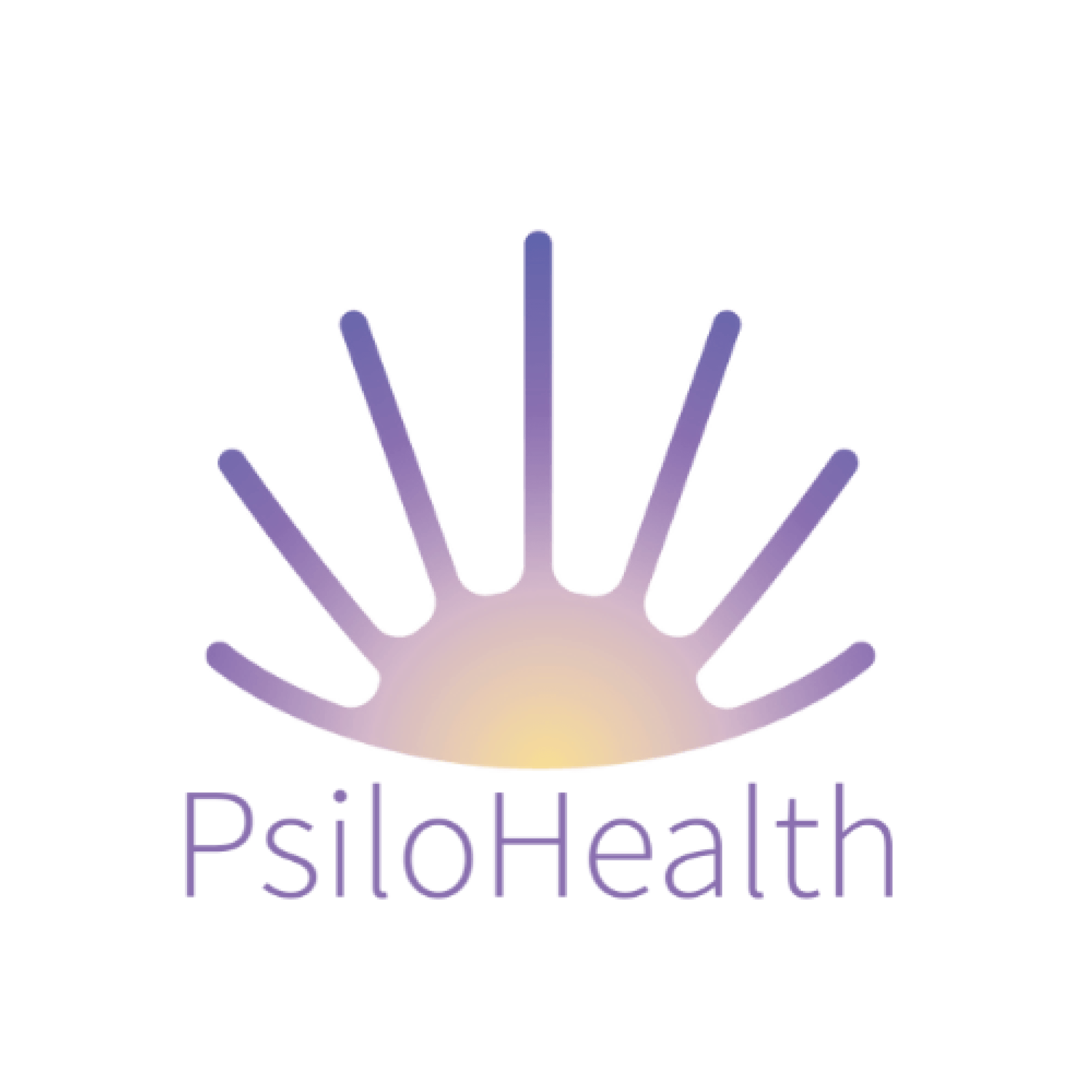 A logo for a company called psilo health