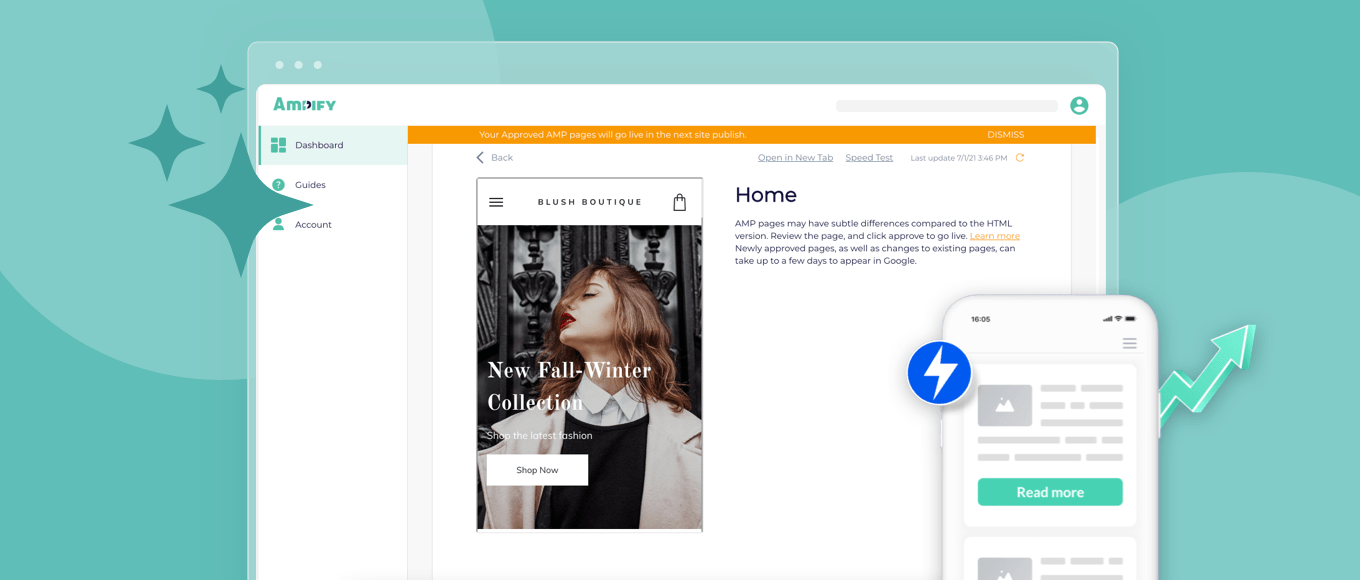 Amp supercharges your page load speed