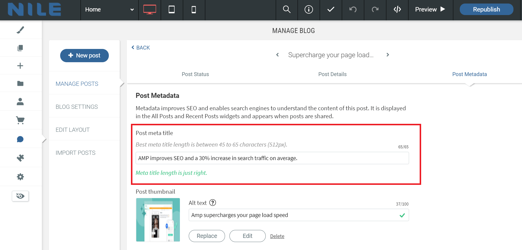 How to update Post Meta Data on your blog post
