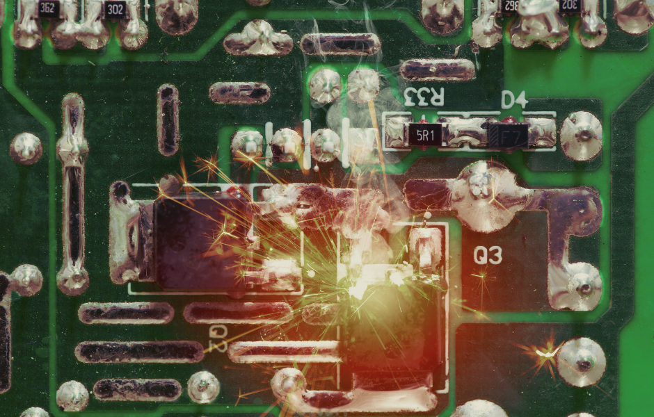 A picture of a belkin power strip that says protect all your devices at once