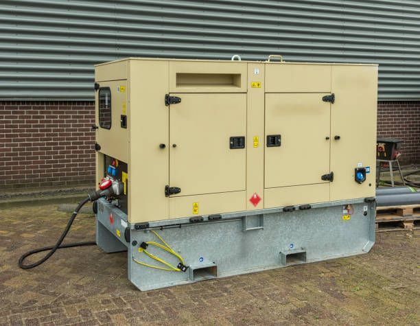 Portable Power G100-IIIA generator on the street, highlighting temporary power installation.