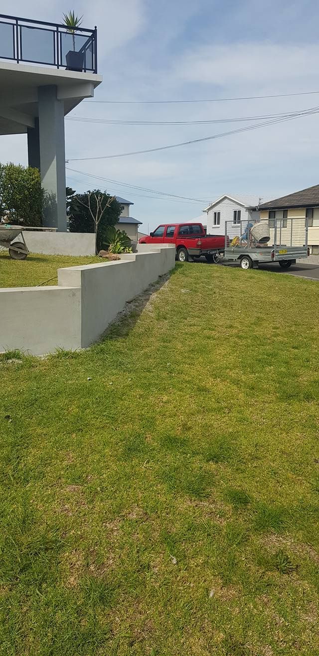 Front Fence Finish with Dulux Acratex Over Dincel Formwork